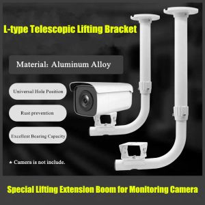 Tillbehör 3060 cm 60120 cm takmonteringsfäste Monitor Hisshållare Lyftförlängning Rod CCTV Surveillance Camera Telescopic Support