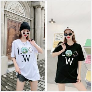men t shirt designer t shirts women graphic tee tshirt clothes Pattern tee clothing high street Hip Hop Simple Letters Print Loose Pure cotton crew neck S-4XL t1