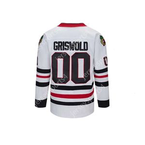 Nave gdsir dagli Stati Uniti Clark Griswold 00 National Lampone's Christmas Hockey Jersey Doppio nome Nome ED Nome High Quailty Spedizione veloce