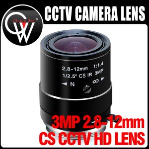 Del 3MP HD 2.812mm CCTV -lins CS Montering Manual Focal IR 1/2.7 