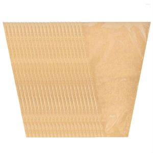 Party Decoration 50 Pack Flower Sleeves For Bouquet 14 X 22 Inches Wrapping Paper Bag Clear Front Kraft