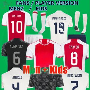 23 24 Tadic Soccer Jerseys Bassey Berghuis Third Black Kit Klaassen Bergwijn Marley 2023 2024 Away Football Derts Men Kids uniforms crocyff