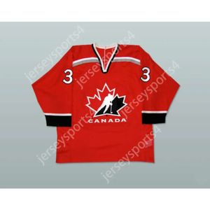 GDSIR Custom RDE 33 Patrick Roy Team Canada Hockey Jersey New Top Ed S-L-XL-XL-3XL-4XL-5XL-6XL