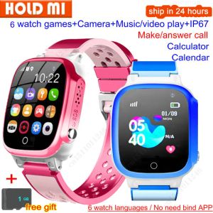 ASSISTA NOVOS KIDS Smart Watch For Boys Girls Kids Phone SmartWatch com Call Sos Câmera SOS Video Player Relógio Grente para crianças