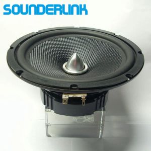 Alto -falantes SounderLink 6,5 polegadas HiFi Full Range Alto Aluminum Bullet Arrow Tweeter Unidade conjunta Kapton Cone