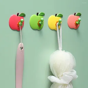 Hooks Wall Hanger Självhäftande krok Punch-Free Abs Hanging Self Lime Multi-Purpose Storage Box Badrum