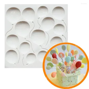 Pişirme Kalıpları Yüksek Kaliteli Balon Şekli Fondan Kek Kalıpları Dekorasyon Araçları Pasta Mutfak Aksesuarları SQ16365