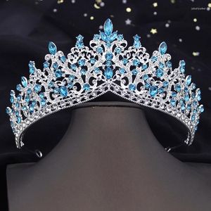 Clipes de cabelo elegante coroa barroca tiara para fábrica de noiva Jóias de noiva Jóias de meninas de aniversário