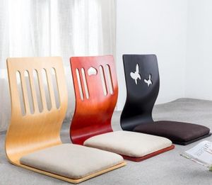 Golv sittplatser zaisu stol asiatisk design vardagsrum möbler japansk stil tatami benlös meditation stol kudde eea591111774171