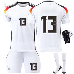 Domowa koszulka Niemcy Muller Cup Havertz Kroos Football Jersey Children's Men's Set i