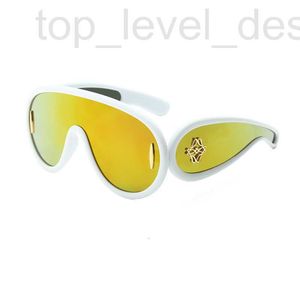 Óculos de sol Designer Óculos de sol Ladies One peça Menas de moda de moda Moldagem de asa Moldagem européia e americana Múltiplas cores da marca Sun Glass 9Ge8