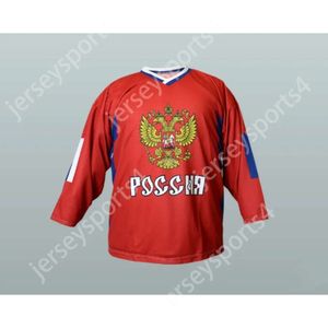 GDIR Custom Russia National Team Red Name 99 Hockey Jerseynew Top ED S-M-L-XL-XXL-3XL-4XL-5XL-6XL