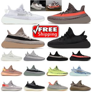 Atletik Koşu Ayakkabıları Ücretsiz Nakliye Sabahları Tasarımcısı Us 13 Eur 48 Platform Eğitmenleri Erkek Koşucular Klasik Kanyes Onyx Kemik Çelik Gri Chaussures Açık