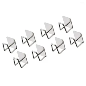 Kitchen Storage 8pcs Sponge Rack Self Adhesive Sink Drain Drying Holder Wall Racks Holders Home