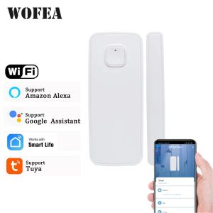 Detector Tuya SmartLife WiFi DOOR / WINDOW DETECTORアプリ通知アラートセキュリティセンサーサポートALEXA Google Home No Need Hub