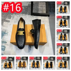 21 Model Moccasins Formal Suede Leather Designer Luxury Brand Smile Mens Casual Loafers Slip On Flats Footwear Male Driving Shoes for Men