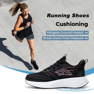 Casual Shoes Fitville Tjock Sole Women's Running Lightweight Sneakers Breattable Outdoor Sports Wide for Swollen Feet Pain Relief