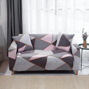 Chair Covers Triangle Geometric Print Stretch Sofa Cover Full Wrap Slipcover For Different Shaped Sofas 1/2/3/4 Seater