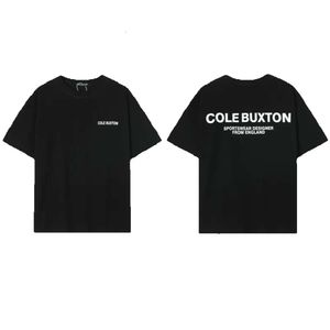 T-Shirts Sleeve Mektubu Yuvarlak Buxton Yaz Erkekleri Cole Kadınlar 2023 Casual'ın Moda S-2XL -Shirts Kısa Basılı Sokak Giyim T Erkeklerin Avrupa Boyun Tasarımcısı Boyutu Gömlek