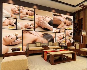 Sfondi Wellyu Custom Fashion Interior Wallpaper Beauty Personalizzato Massage Tooling Sfondo Murales Papel De Parede3D