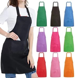 Kitchen Apron Barista Bartender Chef BBQ Frisör Matlagning Catering Uniform Antidirty Overalls Tillbehör 240325