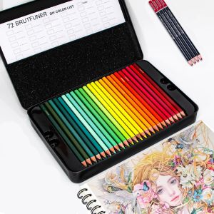 Pencils Colored Pencils Professional Set of 72/120/180 Colors Soft WaxBased Cores Ideal for Drawing Art Sketching Shading in Box