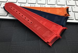 20mm 22mm Bracelets de borracha Tabela Nylon Watch Band Perfert para Omega Strap Seamaster 300 Speedmaster 8900 Planet Ocean Watchband4513720