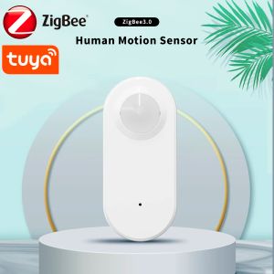 Detector Tuya ZigBee Smart PIR Motion Sensor Smart Home Human Body Infrared Detector Security Smart Life Work With Zigbee Gateway Hub