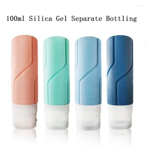 Бутылки для хранения 100 мл морандированного цветового силиконового диспенсера набор бутылок 1/4/16 шт.