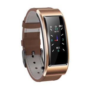 CASOS O novo fone de ouvido Smart Bluetooth Call Bracelet é um ritmo cardíaco de dois doisnsone Blood Oxigênio Pedômetro Sports Watch Band Band