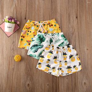 Męskie stroje kąpielowe Summer Toddler Boys Beach Shorts Baby Dzieci Pływanie Plusków Swimpit Swim zużycie kreskówka wydrukowana