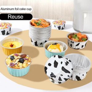 Baking Moulds Non-stick Liners Parties Cups Disposable Aluminum Foil Cake High Temperature Resistant Muffin For Cheesecake