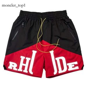 2024 New Summer Rhude Short Designer Mens Shorts Rhude Fifth Men Sets Beach Shorts Tracksuit 바지 느슨하고 편안한 패션 인 Popular Gym 3549