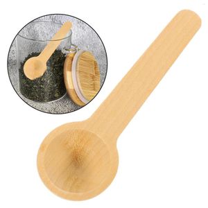 Kaffescoops 10 st kreativt mjölkpulver Mätsked Salt Portable Bath Hushållens skedar Trä Mini