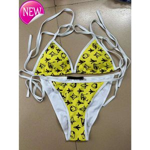 Projektant Sexy bikini zestawy 2024 NOWOŚĆ moda sexy sets sets ssek S -Pasek kształt stroju kąpielowego Panie Kąciki Kąciki Swim Swim Wear Beach Woman S Biquini mieszane luksusowe marki 120