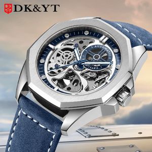 Tiktok Live Fashion Hollow Out Out Waterproof Men Watch بالكامل