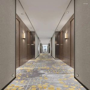 Mattor Axminster Wool 5-stjärniga lyxiga El Wall-to-Wall Room Nylon Printed Lobby Corridor Floor Roll Unit Pris/bit