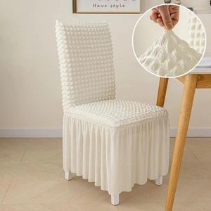 Stol täcker Lastic European Cover Solid Color T Shape Matsal Seat Slipcover för kökskontor Bröllop Banketthem