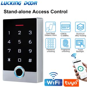 Tastaturen WiFi Tuya App Door Access Control System NFC IC RFID -Kartenleser Metallkoffer