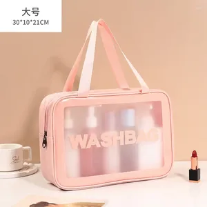 Duffel Bags Women Portable Travel Wash Bag Female Transparent Waterproof Makeup Storage Pouch Large Capacity Cosmetic Organizer Beauty Case