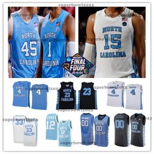 2022 Finale Four North Carolina Tar Heels UNC Basketball Trikot Armando Bacot Caleb Liebe Brady Manek R.J.DAVIS DAWSON GARCIA EINKAULE SCHWARZE KERWIN WALTON HARRIS CARTER 4XL