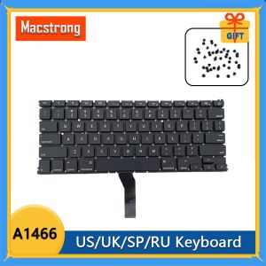 Mice New Original A1466 Keyboard Us Uk for Book Air 13'' A1466 Russian Keyboard Spanish A1369 Thai/korean 20102017 with Screws