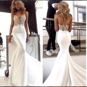 Dresses 2020 New Arrival White Lace Bohemian Mermaid Wedding Dresses Beach Country Wedding Dress Bridal Gowns Vestidos De Novia