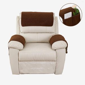 Pokrywa krzesełka Pluszowa fotela Mat Mat Anty slip psy Pet Kids Sofa Fotela Couch Lesel Cover Cover Medible Protector