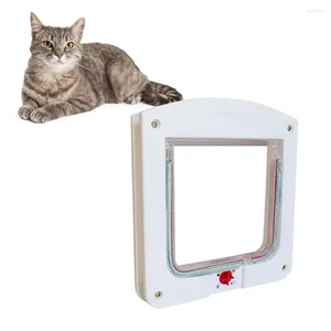 猫のキャリア制御可能なペットの入り口と出口の窓のためのドアセーフホールサプライズサイズS白