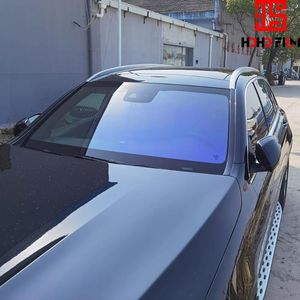 Оконные наклейки Hohofilm 100cmx3000 см 72% Vlt Chameleon Tint Film Car/House Auto Glass Sticker 99% УФ -доказательство тонирования