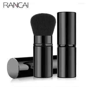 Escovas de maquiagem 1pcs Profissional retrátil pó de pó de pó de face Facealer Kabuki Brush Cosmetic Tools