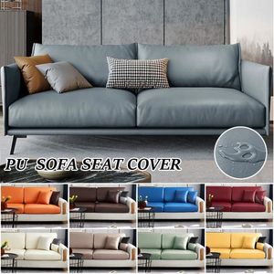 Chair Covers PU Leather Sofa Cover Durable Waterproof Seat Cushion For Living Room Stretch L-shaped Slipcovers Protector