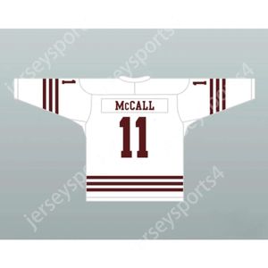 GDSIR Custom Scott McCall White 11 Beacon Hills Cyclones Jersey Teen Wolf TV TV TOP ED S-L-XL-XXL-3XL-4XL-5XL-6XL