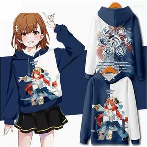 Erkek Hoodies Anime Genshin Etki Nilou Cosplay Hoodie Kadın Harajuku Kazak Sokak Giyim Hip Hop Külot Kapüşonlu Ceket Erkek 2024